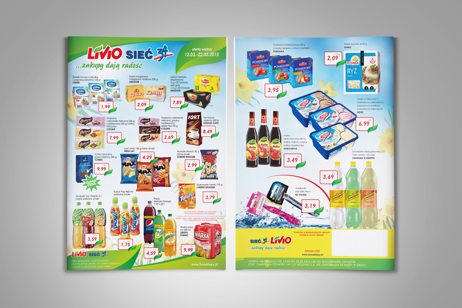 Livio - projekt gazetki produktowej
